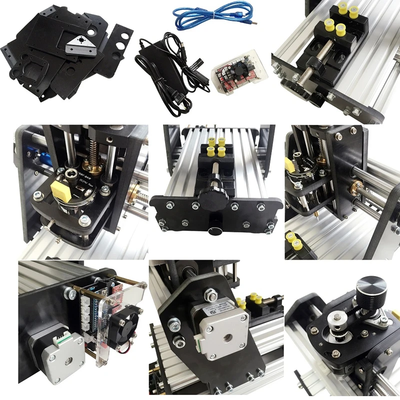 CNC 1510+1600mw laser GRBL control Diy high power engraving machine 3 Axis pcb Milling Wood Router+1.6w | Инструменты