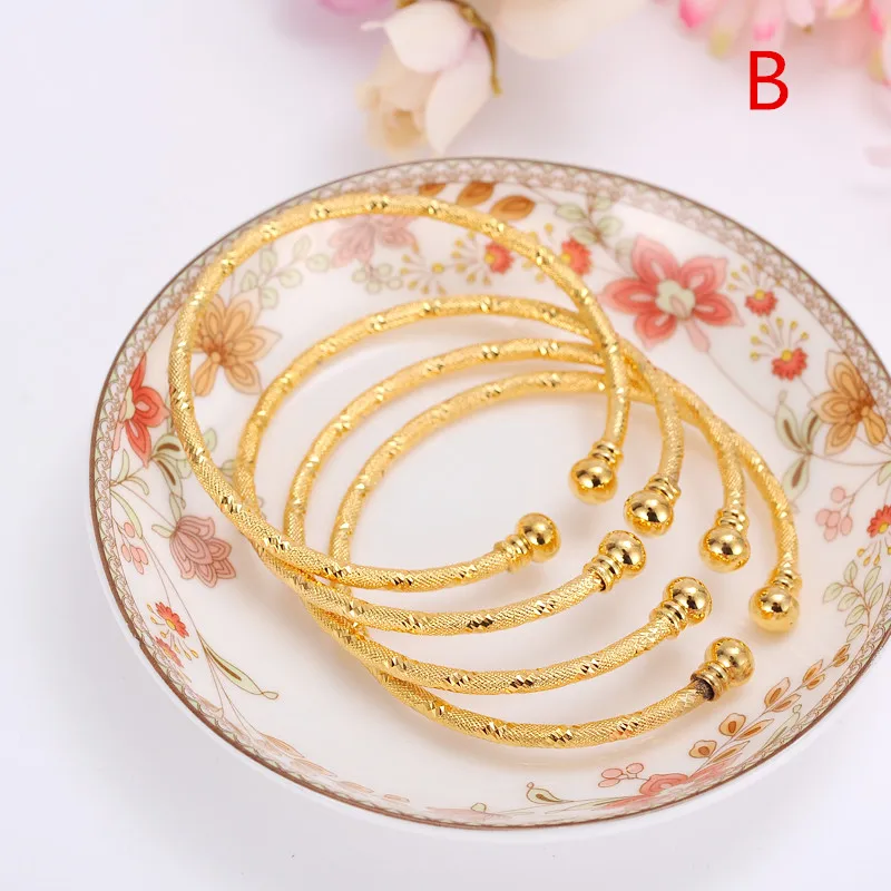 24k Gold Bangle for Women Gold Dubai Bride Wedding Ethiopian Bracelet Africa Bangle Arab Jewelry Gold Charm kids Bracelet
24k Gold Bangle for Women Gold Dubai Bride Wedding Ethiopian Bracelet Africa Bangle Arab Jewelry Gold Charm kids Bracelet