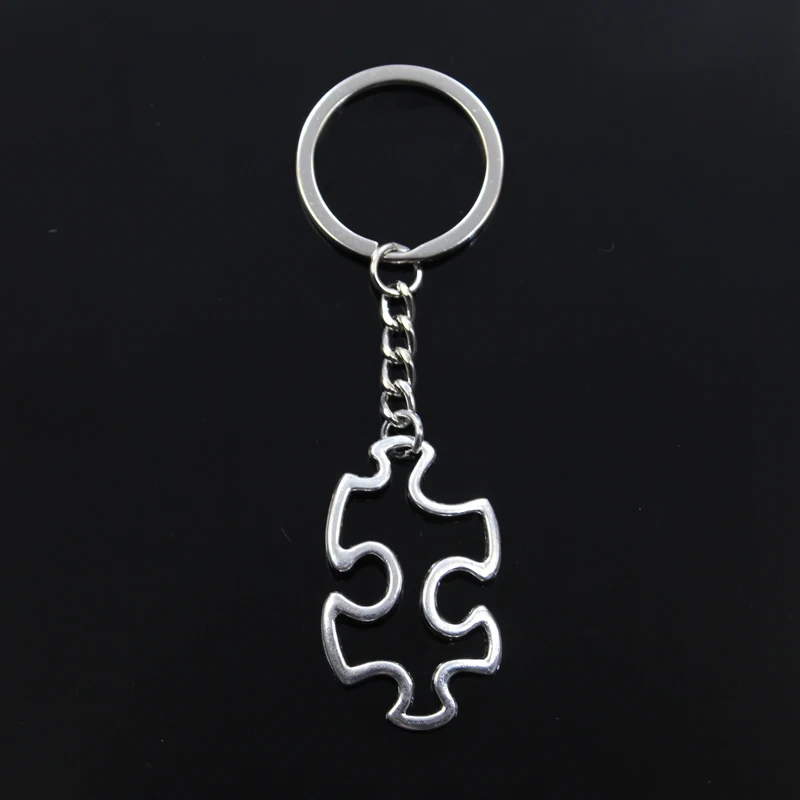 Hot Fashion Jigsaw Puzzle Piece Autism Awareness 41x25mm Pendant Key Ring Chain Silver Color Men Car Gift Keychain Dropshipping
Hot Fashion Jigsaw Puzzle Piece Autism Awareness 41x25mm Pendant Key Ring Chain Silver Color Men Car Gift Keychain Dropshipping