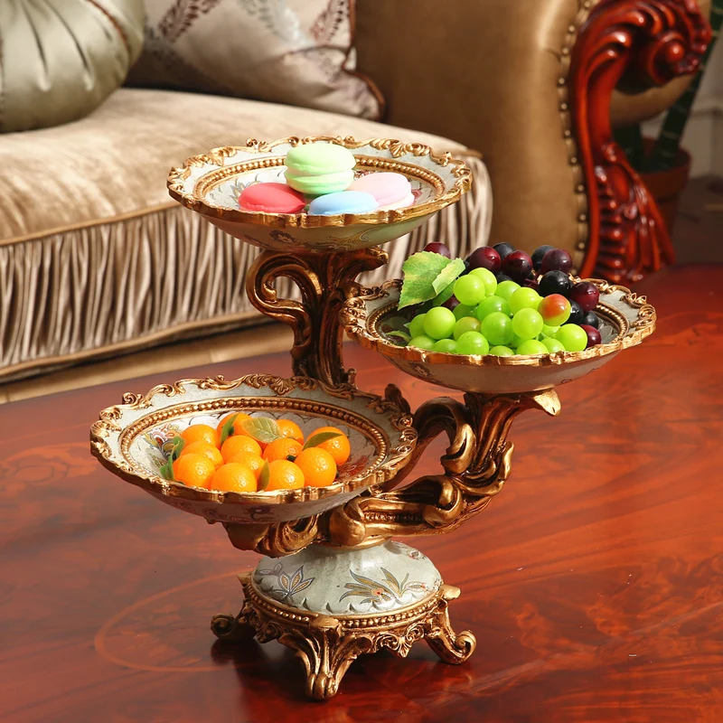 European large multilayer fruit plate compartment tray dessert plate dry fruit snacks living room decoration candy dish
European large multilayer fruit plate compartment tray dessert plate dry fruit snacks living room decoration candy dish