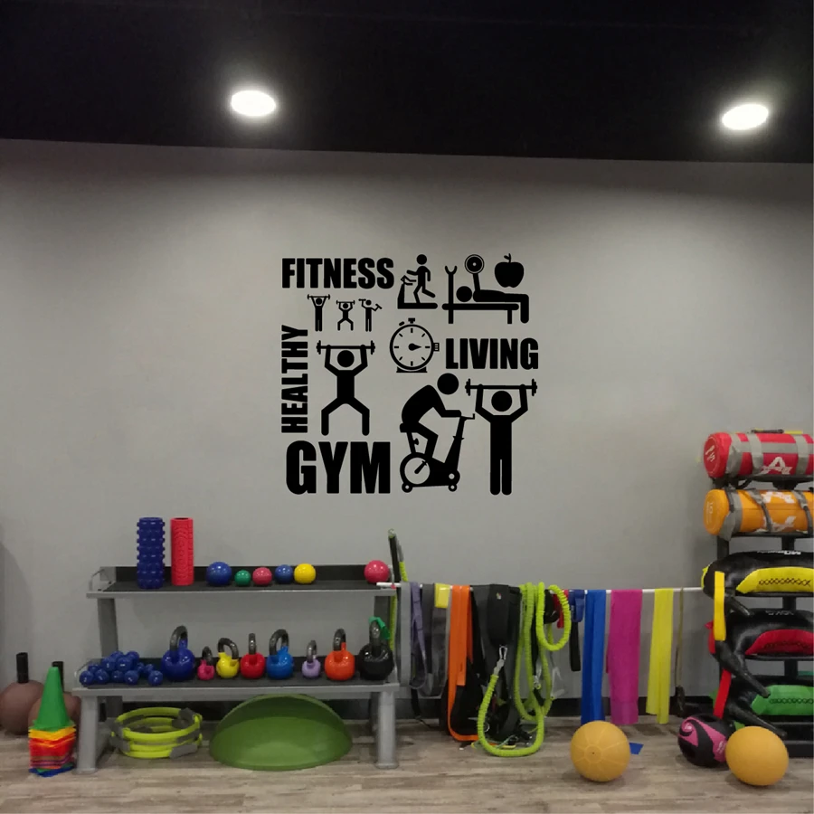 Gym Wall Sticker Barbell Fitness Decal Body-building Vinyl Posters Gym Workout Motivation Quote Wall Decals Gym Wall Decor
Gym Wall Sticker Barbell Fitness Decal Body-building Vinyl Posters Gym Workout Motivation Quote Wall Decals Gym Wall Decor