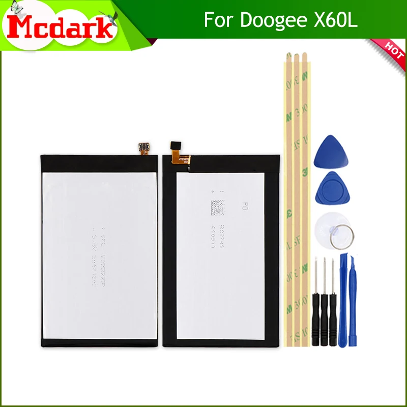 Запасной аккумулятор Mcdark Для Doogee X60L высококачественный большой емкости 3300 мАч +
