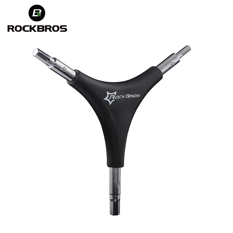 ROCKBROS Bicycle 3 Way Hex Wrench Spanner Cycling Mountain Bike Bicycle MTB Repair Tool 4MM 5MM 6MM Allen Key
ROCKBROS Bicycle 3 Way Hex Wrench Spanner Cycling Mountain Bike Bicycle MTB Repair Tool 4MM 5MM 6MM Allen Key