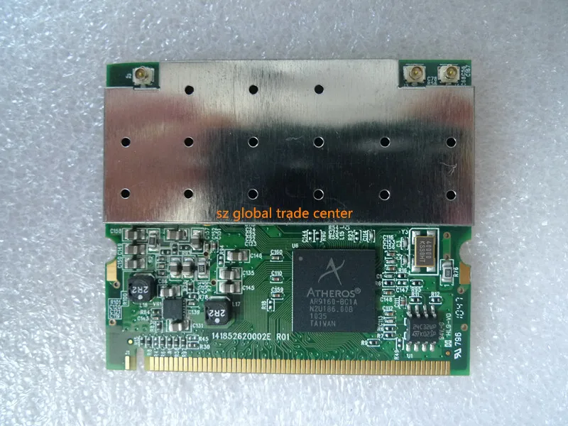 Atheros AR9160 300M AR9160-BC1A + AR9106-AL1A PCI PCIe Network Wlan Wifi Wireless Card
Atheros AR9160 300M AR9160-BC1A + AR9106-AL1A PCI PCIe Network Wlan Wifi Wireless Card