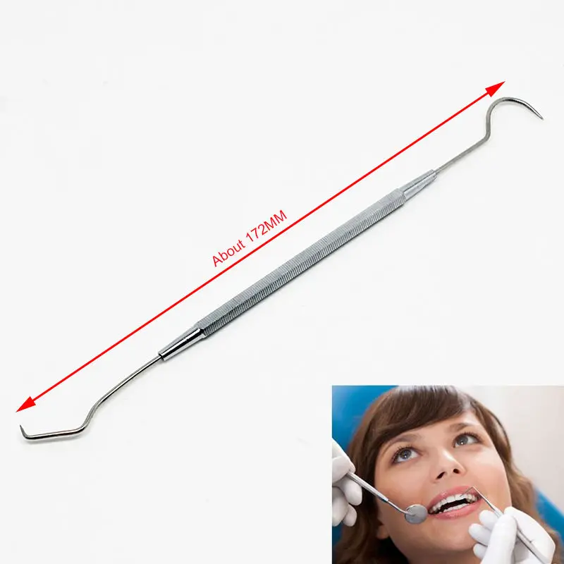 1 PCS Stainless Steel Dental Tool Dentist Teeth Clean Hygiene Explorer Probe Pick
1 PCS Stainless Steel Dental Tool Dentist Teeth Clean Hygiene Explorer Probe Pick