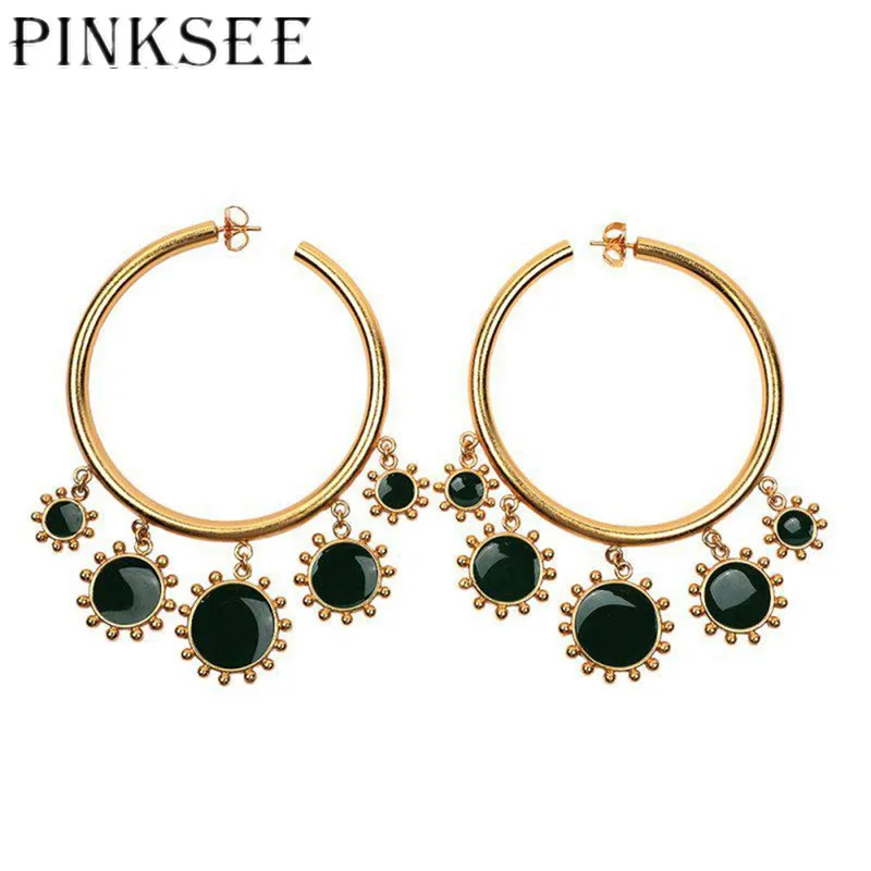 Pinksee New Trendy Personality Hoop Earrings for Women Girls Sunflowers Tassel Statement Earrings Party Wedding Jewelry Gift
Pinksee New Trendy Personality Hoop Earrings for Women Girls Sunflowers Tassel Statement Earrings Party Wedding Jewelry Gift