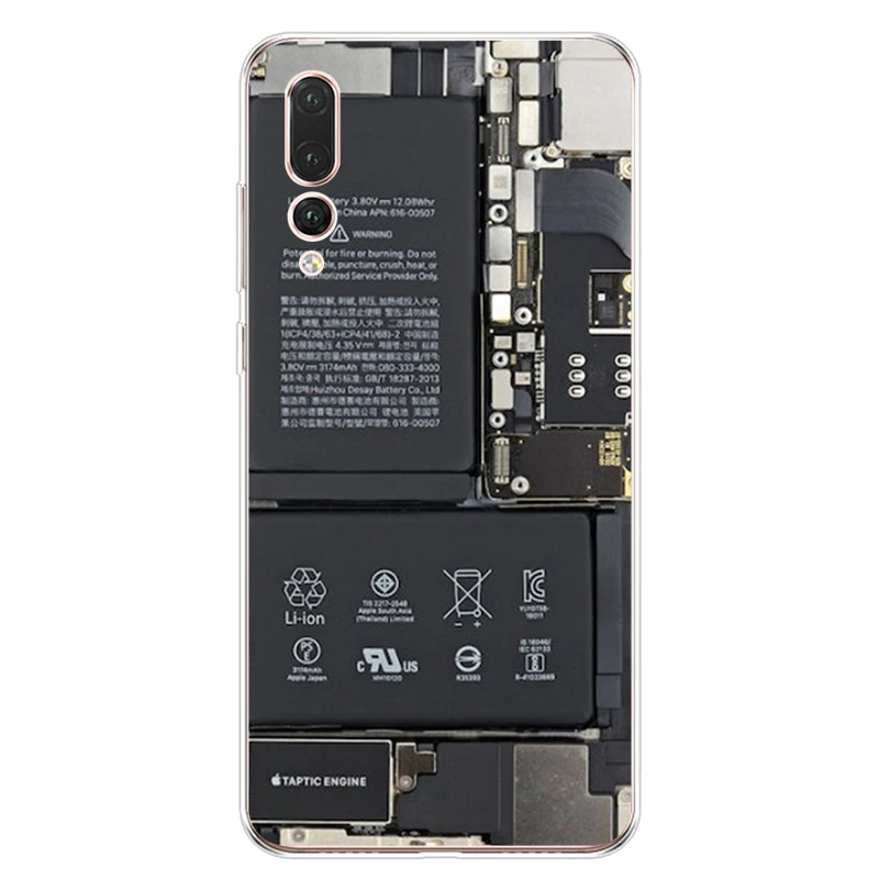 Мягкий силиконовый чехол в винтажном стиле для телефона с камерой Gameboy Huawei P8 P9 P10