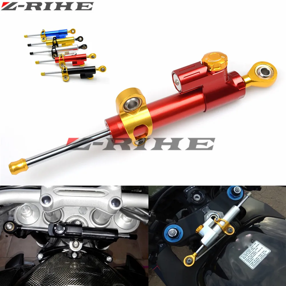 Universal CNC Aluminum Motorbike Motorcycle Steering Damper For Honda Suzuki BMW R1200GS Kawasaki Yamaha MV AGUSTA Aprilia
Universal CNC Aluminum Motorbike Motorcycle Steering Damper For Honda Suzuki BMW R1200GS Kawasaki Yamaha MV AGUSTA Aprilia