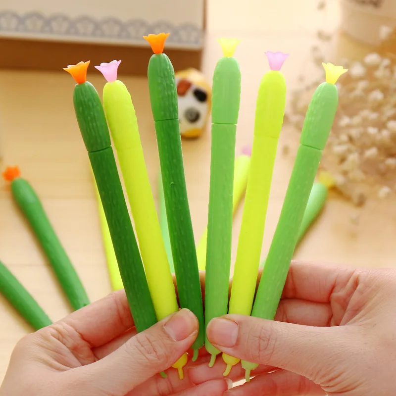 1Pcs 0.38mm Cartoon Cucumbers Shape Black Ink Gel Pen Promotion Gift Office School Erasable Pen
1Pcs 0.38mm Cartoon Cucumbers Shape Black Ink Gel Pen Promotion Gift Office School Erasable Pen