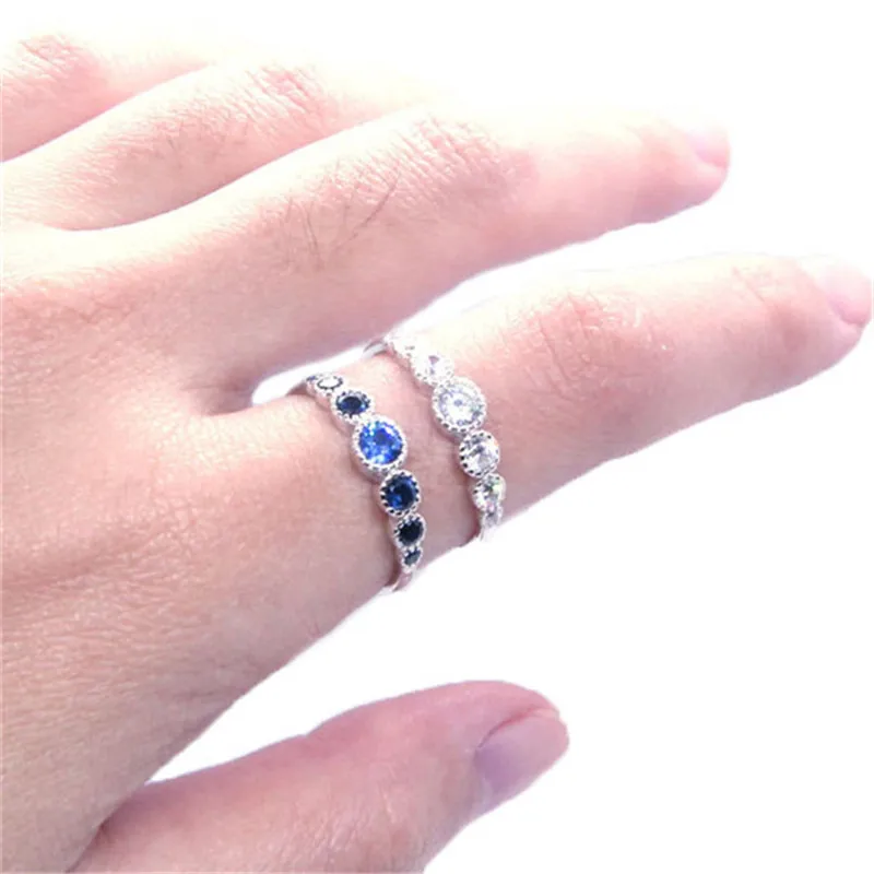 Support Dropship Bling Bule Clean Crystal S925 Sterling Silver Ring Newest Lady Girls Size 6-10 Fashion Silver Ring
Support Dropship Bling Bule Clean Crystal S925 Sterling Silver Ring Newest Lady Girls Size 6-10 Fashion Silver Ring