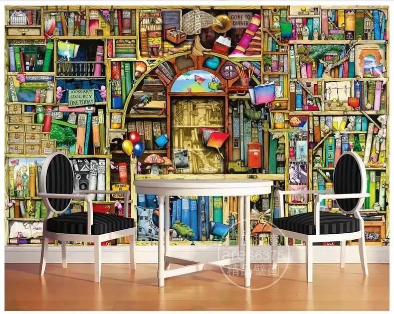 High Quality Hot Sale New Custom Hand-drawn cartoon bookcase bookshelf fairy tale children room background wall murals wallpaper
High Quality Hot Sale New Custom Hand-drawn cartoon bookcase bookshelf fairy tale children room background wall murals wallpaper