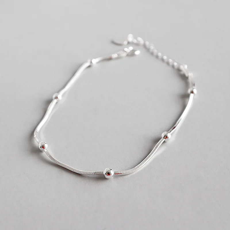 Christmas SALE Authentic 100% S925 Sterling Silver Round Bead Snake Chain Bangle & Bracelet Luxury Jewelry Lady Girl Wedding
Christmas SALE Authentic 100% S925 Sterling Silver Round Bead Snake Chain Bangle & Bracelet Luxury Jewelry Lady Girl Wedding