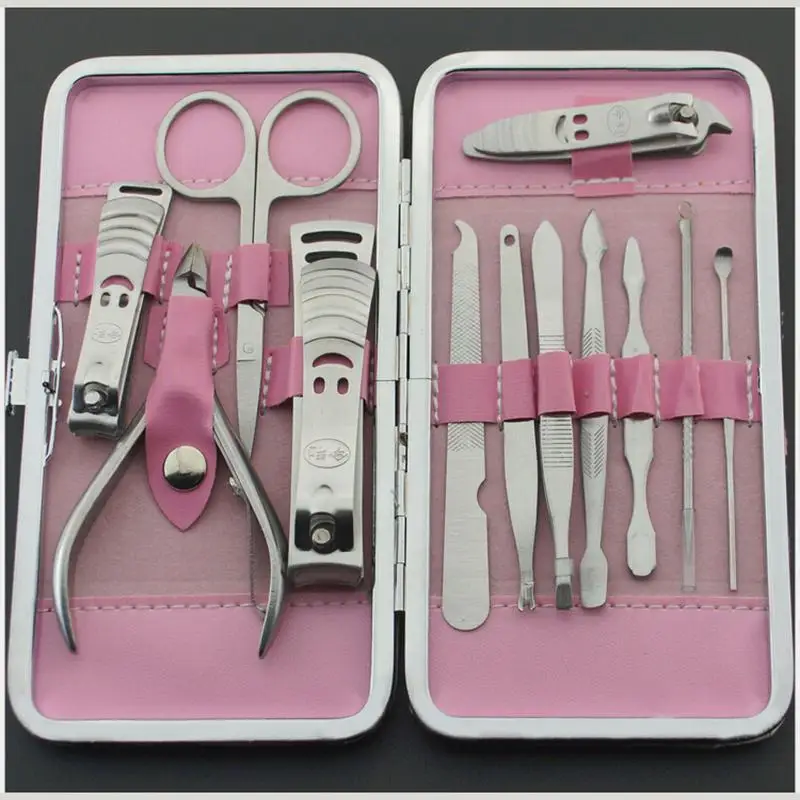 12 Pcs/set Professional Stainless Steel Nail Cuticle Clippers Pedicure Manicure Cleaner Grooming Kit Case Tool Home Essential
12 Pcs/set Professional Stainless Steel Nail Cuticle Clippers Pedicure Manicure Cleaner Grooming Kit Case Tool Home Essential