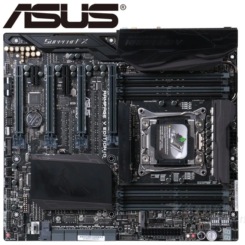 Asus ROG RAMPAGE V EDITION 10 Desktop Motherboard X99 Socket LGA 2011-V3 i7 X DDR4 128G E-ATX UEFI BIOS Original Used Mainboard
Asus ROG RAMPAGE V EDITION 10 Desktop Motherboard X99 Socket LGA 2011-V3 i7 X DDR4 128G E-ATX UEFI BIOS Original Used Mainboard