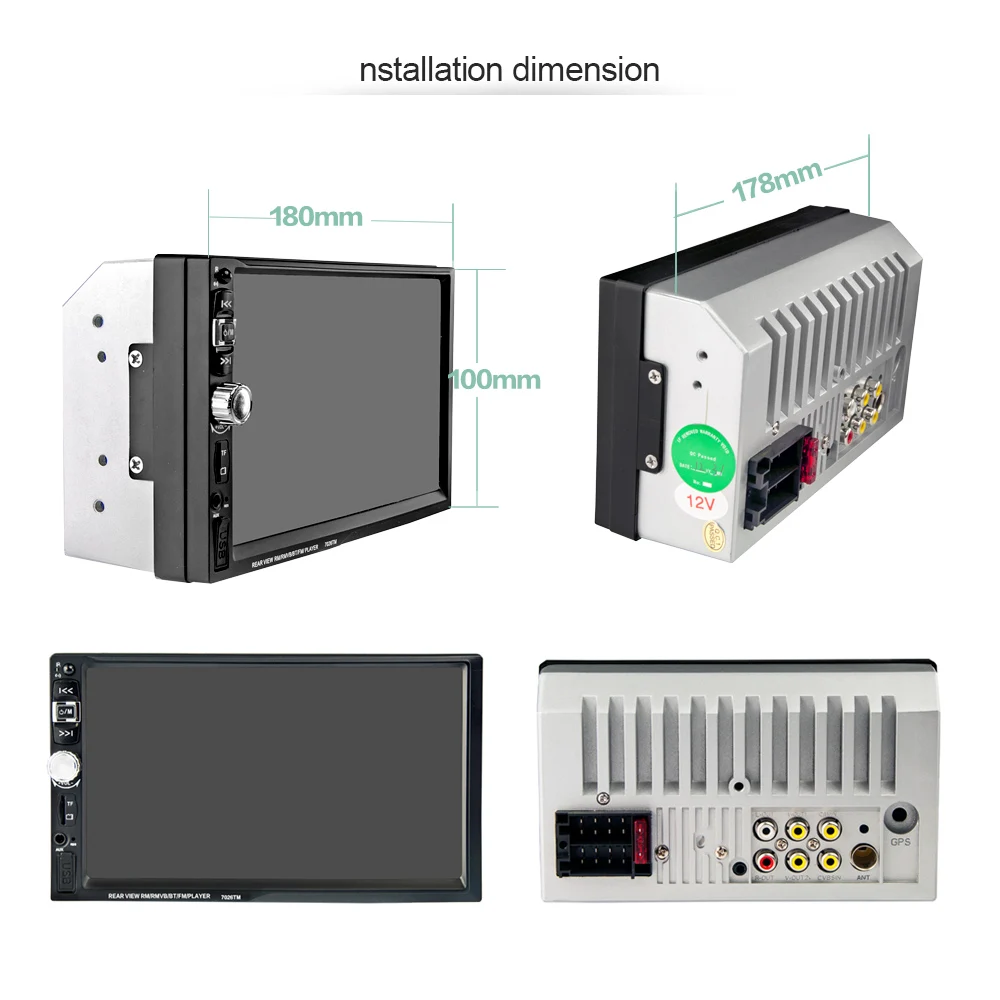 7 Inch Mirror Link Screen 2 Din Touch Screen USB With Camera Mirror For Android Phone Car Radio MP5 Player Bluetooth 9 Languages
7 Inch Mirror Link Screen 2 Din Touch Screen USB With Camera Mirror For Android Phone Car Radio MP5 Player Bluetooth 9 Languages