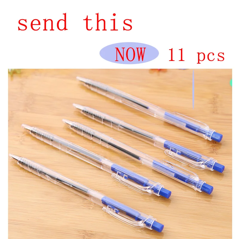 Jonvon Satone 11 Pcs/lot 0.7mm Simple Plastic Ballpoint Pen Ball Point Pens Office Stationery School Supplies Novelty Gifts
Jonvon Satone 11 Pcs/lot 0.7mm Simple Plastic Ballpoint Pen Ball Point Pens Office Stationery School Supplies Novelty Gifts