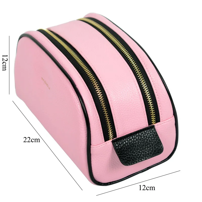 PU Leather Women's Design Travel Makeup Bag 2018 New Large Capacity 2 Layers Beauty Case For Women Portage Pink Cosmetic Bag
PU Leather Women's Design Travel Makeup Bag 2018 New Large Capacity 2 Layers Beauty Case For Women Portage Pink Cosmetic Bag