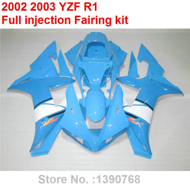 Обтекатели для кузова мотоцикла YAMAHA R1 2002 2003, голубого и белого цвета, YZF R1 02 03 HZ34
Обтекатели для кузова мотоцикла YAMAHA R1 2002 2003, голубого и белого цвета, YZF R1 02 03 HZ34