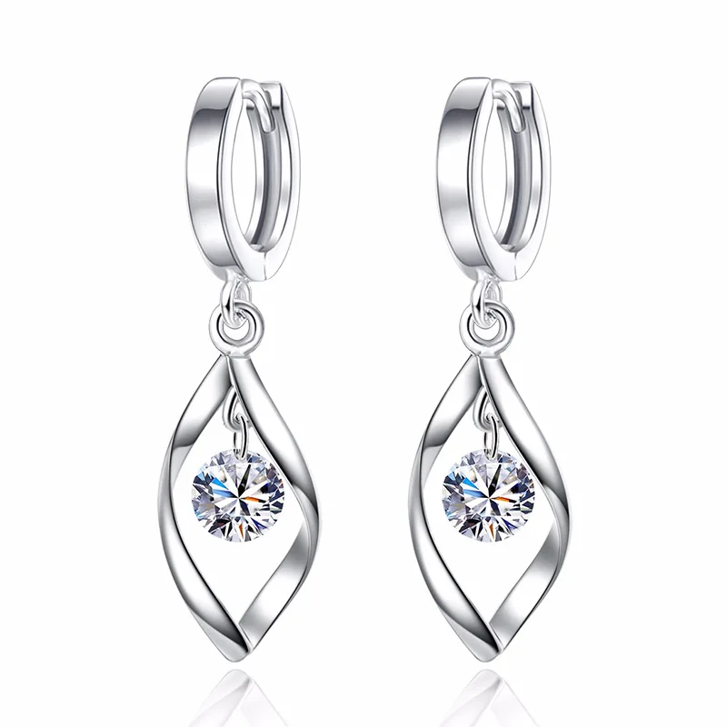 100% 925 Sterling Silver New Fashion Shiny Crystal Drop Earrings for Women Jewelry Gift Drop Shipping Wholesale Drop Shipping
100% 925 Sterling Silver New Fashion Shiny Crystal Drop Earrings for Women Jewelry Gift Drop Shipping Wholesale Drop Shipping