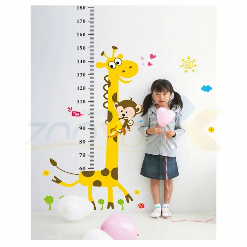giraffe height wall sticker for kids room ZooYoo831 decorative adesivo de parede removable pvc wall decal posters 3.5
giraffe height wall sticker for kids room ZooYoo831 decorative adesivo de parede removable pvc wall decal posters 3.5