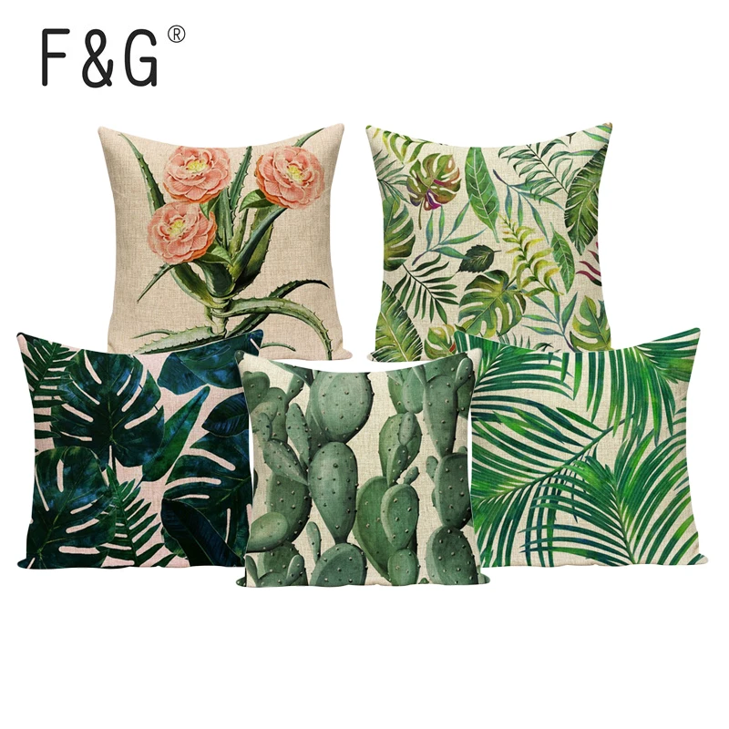 Monstera Plant Banana Leaf Cushion Cover Sofa Seat Luxury Throw Pillows Cover Linen Car Home Custom Pillow Case 45x45CM
Monstera Plant Banana Leaf Cushion Cover Sofa Seat Luxury Throw Pillows Cover Linen Car Home Custom Pillow Case 45x45CM