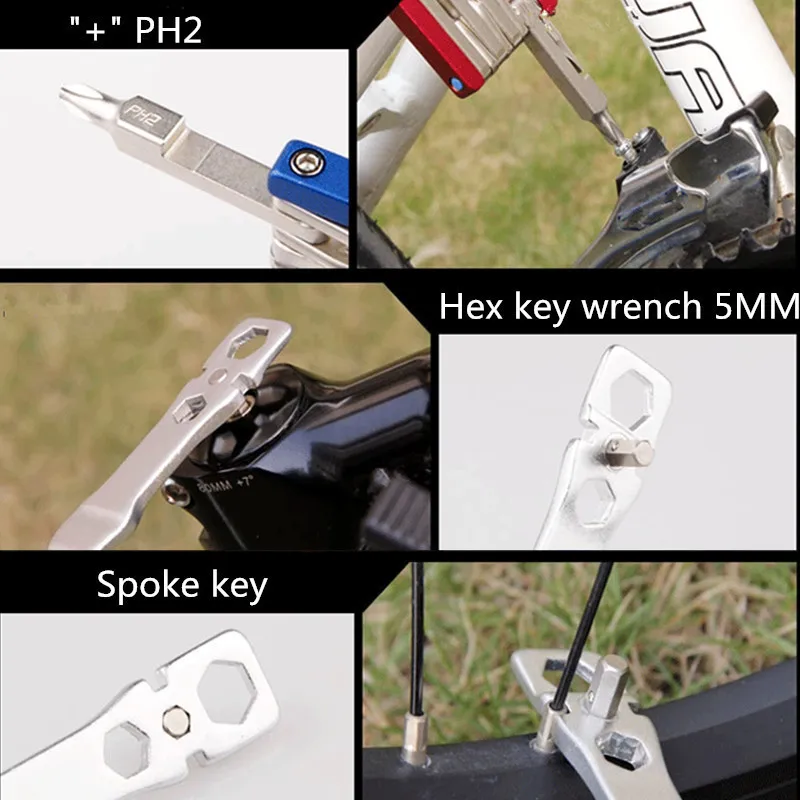 Набор инструментов для ремонта велосипедов 19 в 1 портативный
