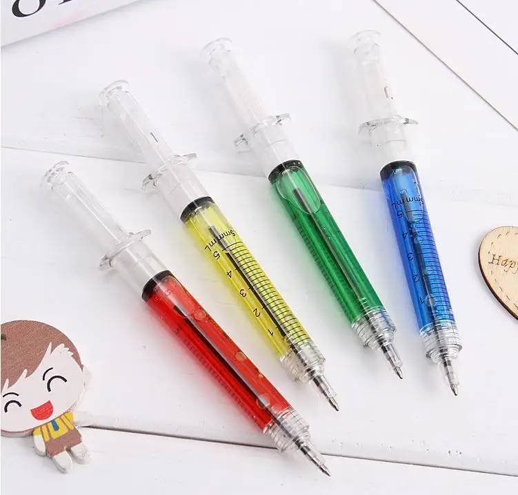 500pcs/lot Liquid Novelty Syringe Ballpoint Pen Stationery Cute Syringe Ballpoint Pen Office Supplies Child Gift
500pcs/lot Liquid Novelty Syringe Ballpoint Pen Stationery Cute Syringe Ballpoint Pen Office Supplies Child Gift