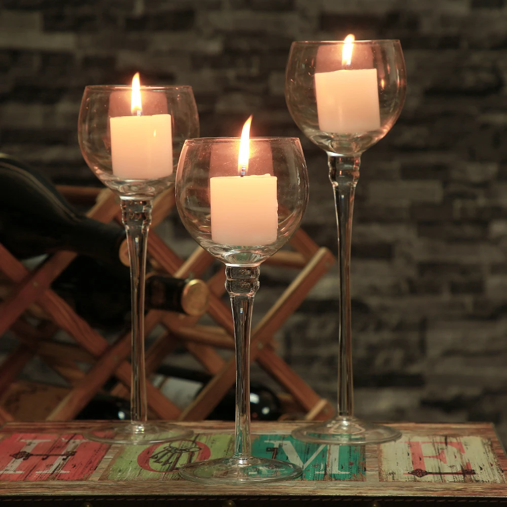 3PCS Set Crystal Glass Candle Holder Candelabro De Vela Crystal Centerpieces Votive Candle Holders
3PCS Set Crystal Glass Candle Holder Candelabro De Vela Crystal Centerpieces Votive Candle Holders