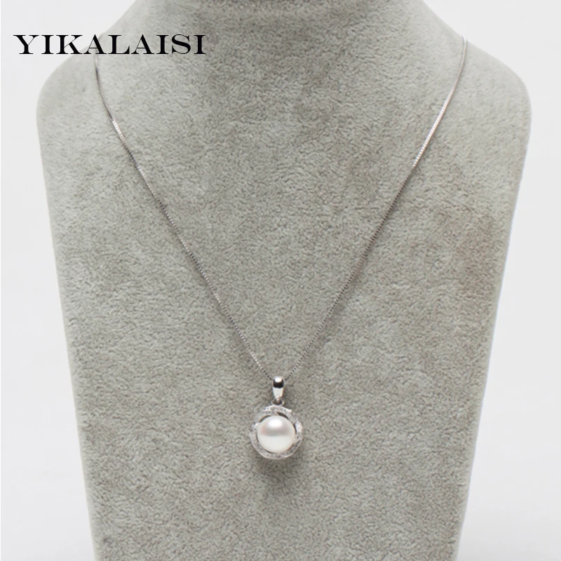 YIKALAISI 2017 Pearl Necklace Jewelry High Quality 9-10 mm Natural Pearl Pendant 925 Sterling Silver Jewelry For Women Gift
YIKALAISI 2017 Pearl Necklace Jewelry High Quality 9-10 mm Natural Pearl Pendant 925 Sterling Silver Jewelry For Women Gift