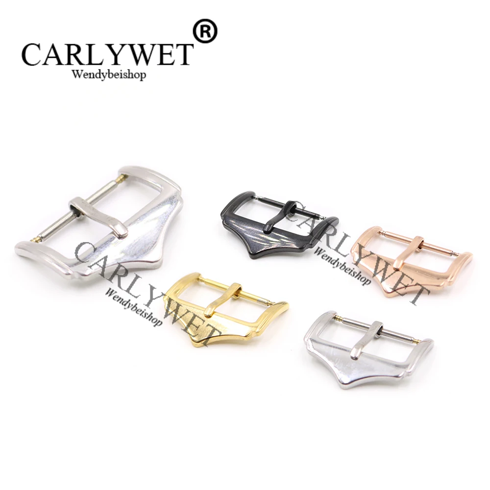 CARLYWET 14 16 18 20 22mm Wholesale Men Women 316L Stainless Steel Silver Black Rose Gold 2mm Tang Tongue Pin Watch Buckle
CARLYWET 14 16 18 20 22mm Wholesale Men Women 316L Stainless Steel Silver Black Rose Gold 2mm Tang Tongue Pin Watch Buckle