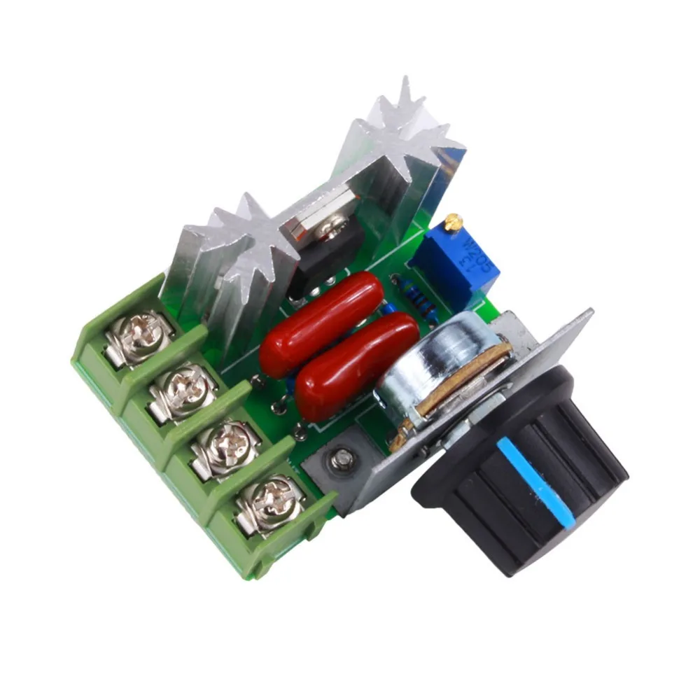 2000W AC 50-220V High Power Motor Speed Regulator Brushless Electronic Voltage Regulator Thyristor Dimmer Thermoregulation
2000W AC 50-220V High Power Motor Speed Regulator Brushless Electronic Voltage Regulator Thyristor Dimmer Thermoregulation