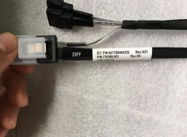 Amphenol Original 776389 001 Proliant DL380 Gen9 G9 Server Mini SAS MiniSAS Cable SFF8087 To SATA X2|Зарядные устройства для