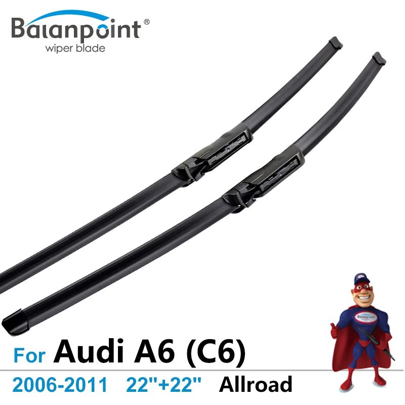 Щетки стеклоочистителя для Audi A6 (C6) Allroad 2006 2011 22 "+ 22" набор из 2 Bracketless