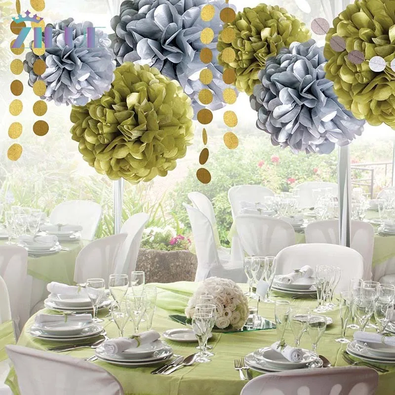 Zilue 8pcs/Set Silver/Gold Circular Folded Paper Flower Ball Party Supplies Wedding Decoration Window DIY Origami Decorative
Zilue 8pcs/Set Silver/Gold Circular Folded Paper Flower Ball Party Supplies Wedding Decoration Window DIY Origami Decorative