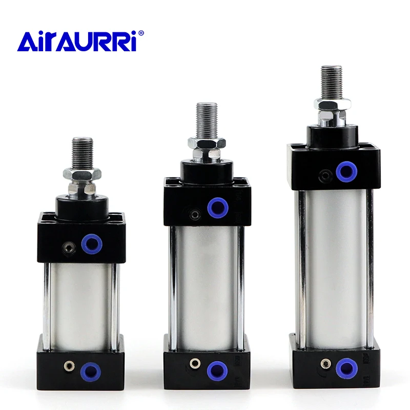 Standard Air Cylinders 32/40/63mm Bore Double Acting Pneumatic Cylinder SC 50/75/100/125/150/175/200/250/300mm Stroke Hot Sale
Standard Air Cylinders 32/40/63mm Bore Double Acting Pneumatic Cylinder SC 50/75/100/125/150/175/200/250/300mm Stroke Hot Sale
