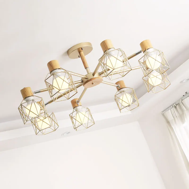 Golden LED Chandelier For Living Room Wooden Lighting Lustres Para Sala De Jantar Personal small apartment dinning lamp 0126
Golden LED Chandelier For Living Room Wooden Lighting Lustres Para Sala De Jantar Personal small apartment dinning lamp 0126