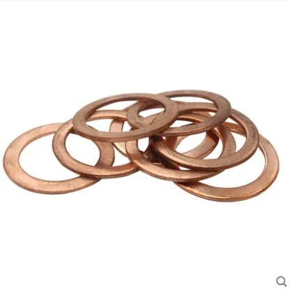

10pcs 22mm x 18mm x 1mm Copper Crush Washers Seal Flat Ring Fastener Replacement