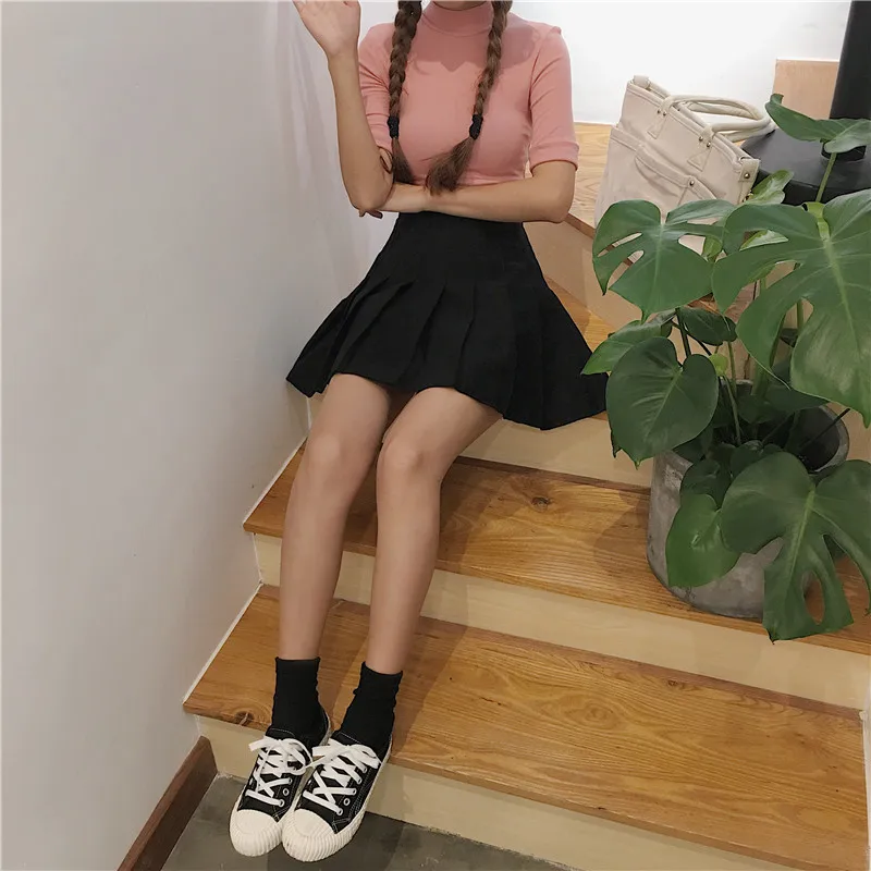 2019 Hot Sale Spring New Arrival High Waist Pleated Skirt Women Preppy Style Mini Skirt Thick 4 Colors Available clothes
2019 Hot Sale Spring New Arrival High Waist Pleated Skirt Women Preppy Style Mini Skirt Thick 4 Colors Available clothes