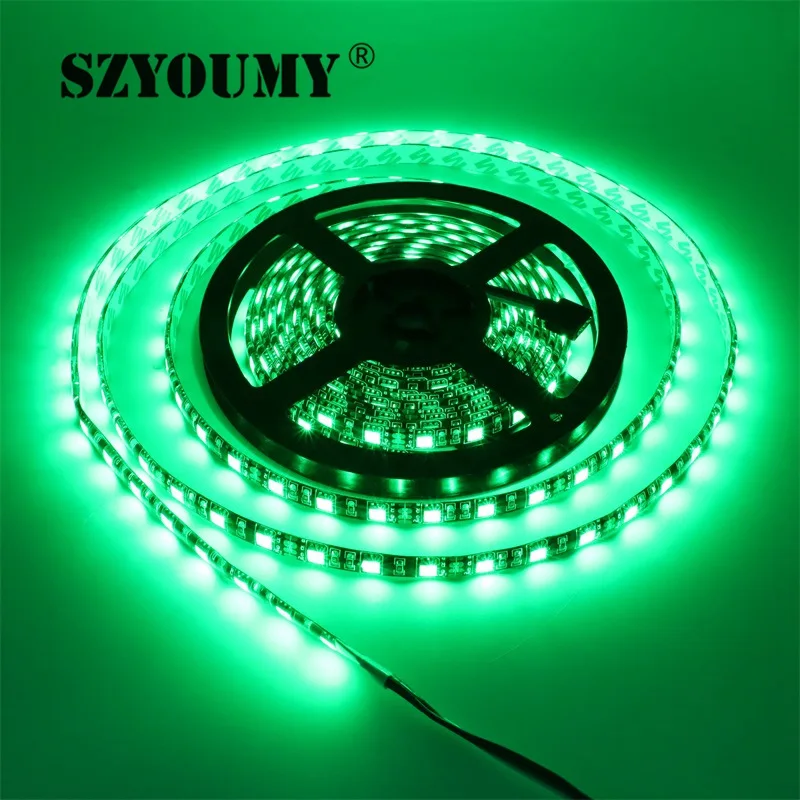 SZYOUMY Flexible Black PCB Waterproof 5050 RGB LED Strip 5M 300 Led SMD 44 Keys IR Remote Controller 12V 5A Power Adapter
SZYOUMY Flexible Black PCB Waterproof 5050 RGB LED Strip 5M 300 Led SMD 44 Keys IR Remote Controller 12V 5A Power Adapter