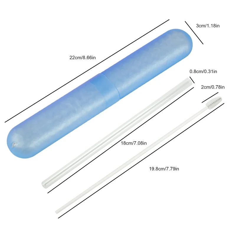 2 PC Reusable and Temperature Resistant Environmental Glass Water Drinking Straws with Brush Wedding Birthday Party
2 PC Reusable and Temperature Resistant Environmental Glass Water Drinking Straws with Brush Wedding Birthday Party
