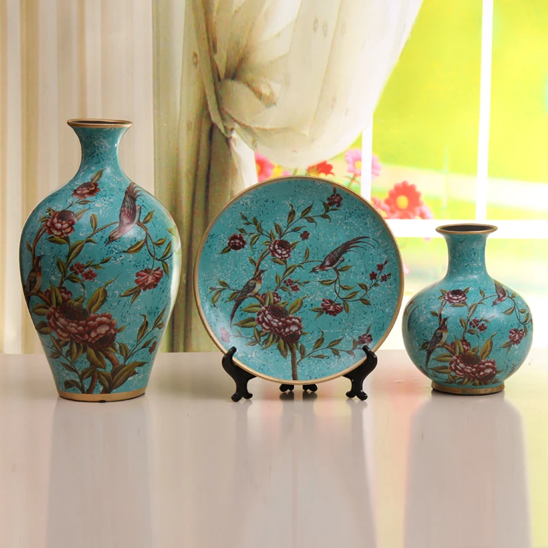style decoration ceramic vase three piece set the living room TV cabinet cabinet Home Furnishing decoration decoration
style decoration ceramic vase three piece set the living room TV cabinet cabinet Home Furnishing decoration decoration