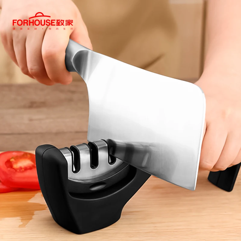 Stainless Steel Knife Sharpener Professional Grinder Non-Slip Sharpening Stone Three Stage Grindstone Kitchen Tools
Stainless Steel Knife Sharpener Professional Grinder Non-Slip Sharpening Stone Three Stage Grindstone Kitchen Tools