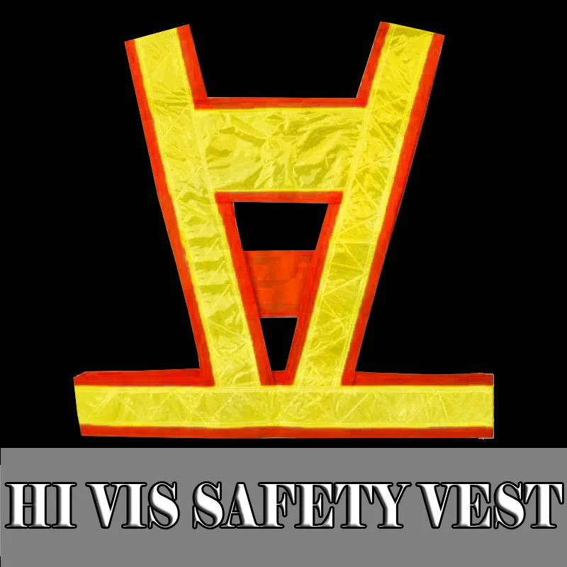 Spardwear Hi Vis Светоотражающий Жилет с v образным вырезом и кристаллами для мужчин