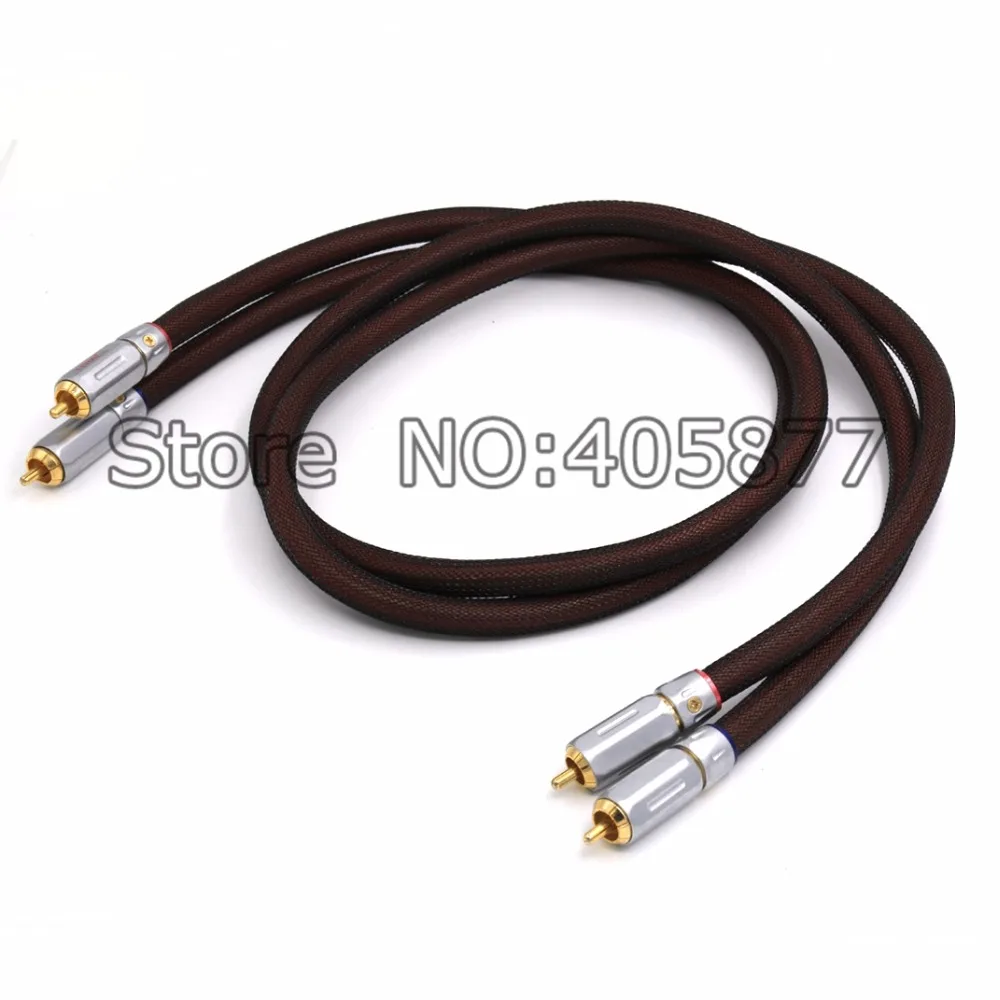Аудиокабель 1 5 м OFC с позолоченным разъемом RCA HI Fi|cable hoist|audio line in cablecable pcm |