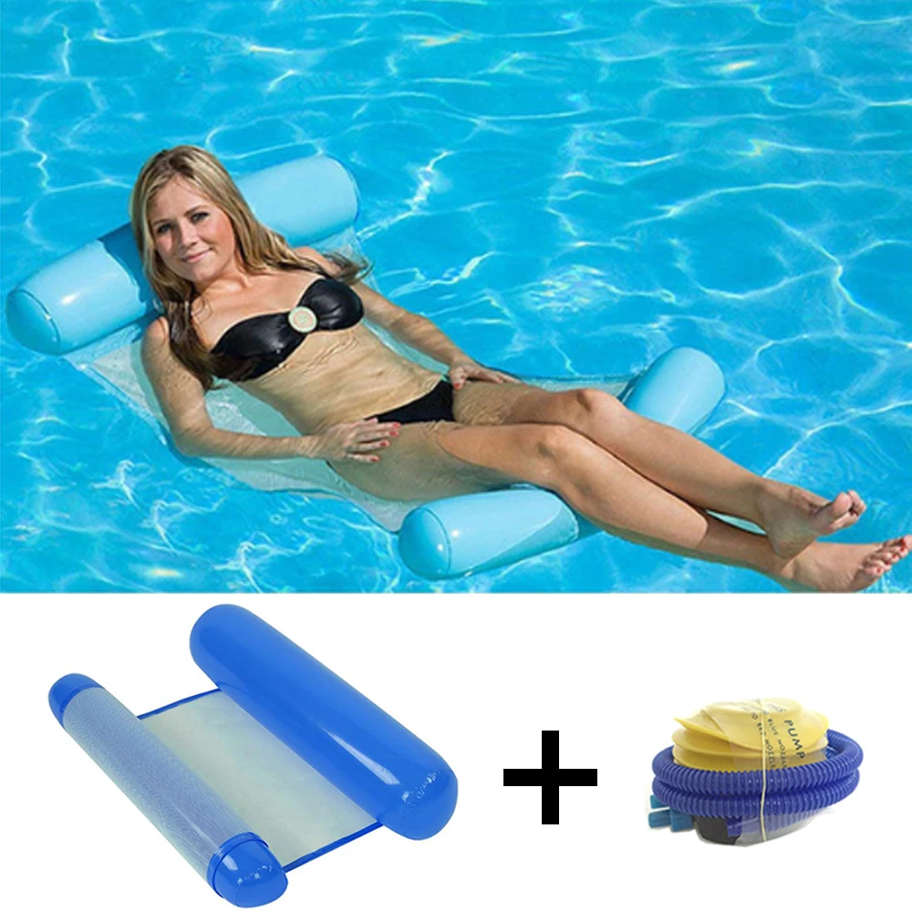 Summer new inflatable floating bed swimming pool reclining swimming ring water hammock adult children leisure swimming
Summer new inflatable floating bed swimming pool reclining swimming ring water hammock adult children leisure swimming