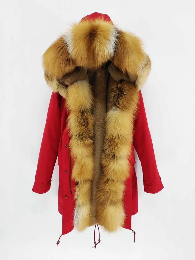 Waterproof Long Parka Winter Jacket Women Real Fur Coat Natural Fox Fur Collar Hood Thick Warm Streetwear Detachable New
Waterproof Long Parka Winter Jacket Women Real Fur Coat Natural Fox Fur Collar Hood Thick Warm Streetwear Detachable New