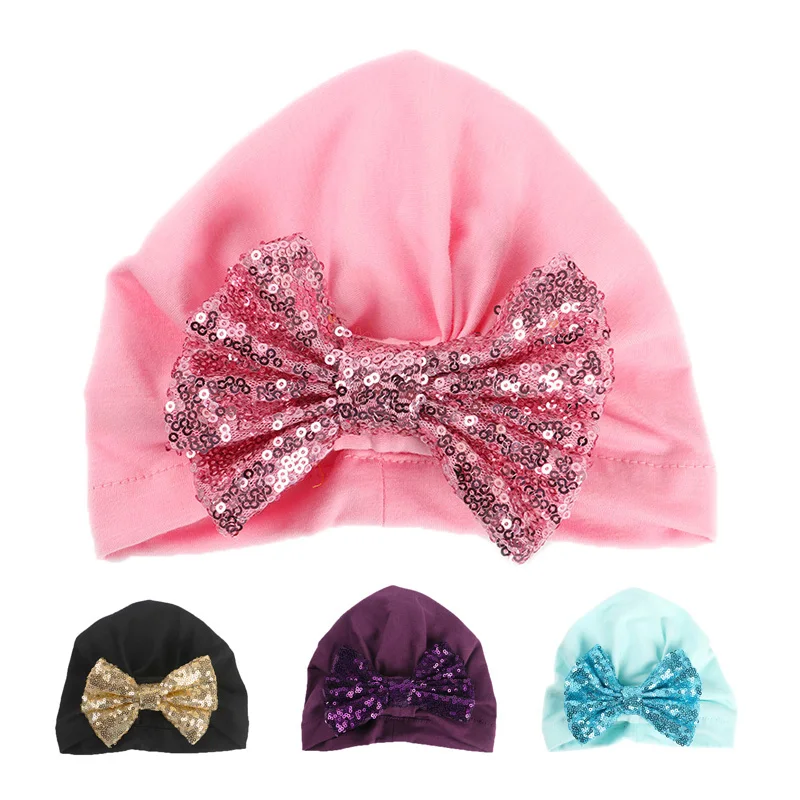 Sweet Baby Girl Hat with Sequin Bow Elastic Cotton Baby Beanie Cap Candy Color Sparkle Infant Hats for Girls 1 PC
Sweet Baby Girl Hat with Sequin Bow Elastic Cotton Baby Beanie Cap Candy Color Sparkle Infant Hats for Girls 1 PC