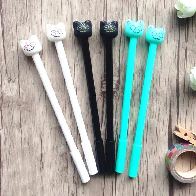 36pcs/lot Cute 3D Cat Head design gel pen for Writing 0.5mm black ink pen Office and Study Stationery Gift for Kids
36pcs/lot Cute 3D Cat Head design gel pen for Writing 0.5mm black ink pen Office and Study Stationery Gift for Kids