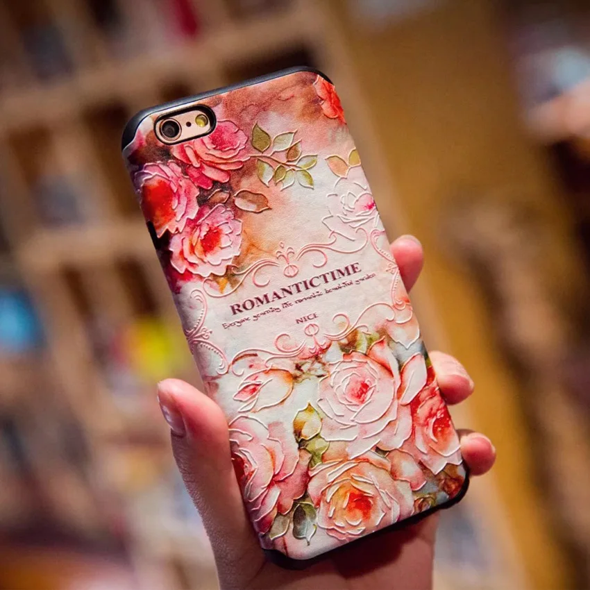 Lpwzhmg Мультфильм рисунком 3D помощи телефона чехол для iPhone 6 6S плюс 7 Мягкая