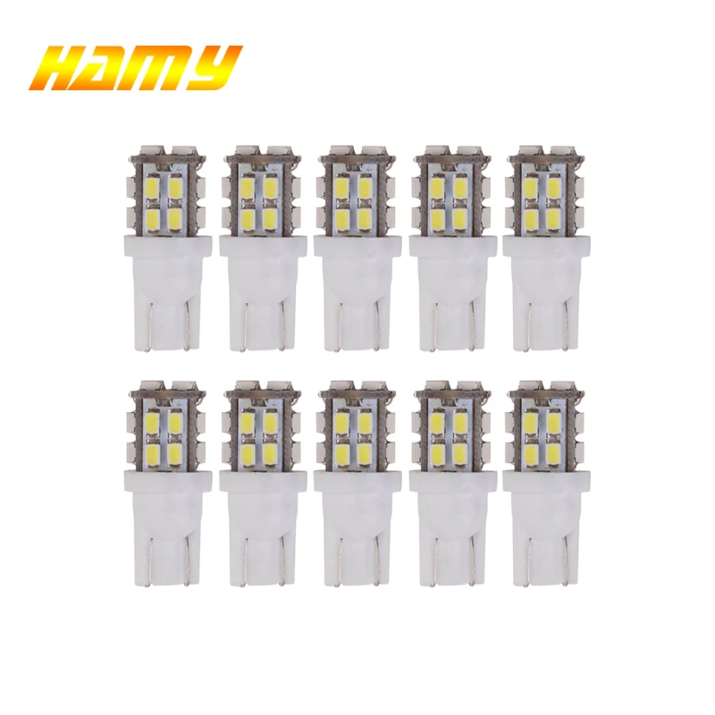10x автомобильная светодиодная лампа T10 светильник 12 В Автомобильная дверь с